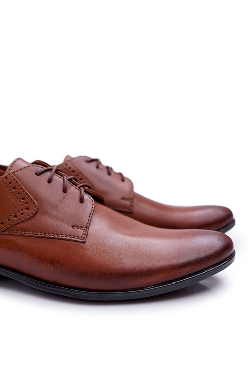 Pánské Polobotky Kožené elegantní Bednarek hnědé Westero