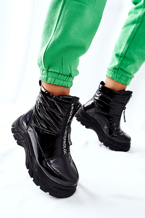 Dámske čierne topánky topánky