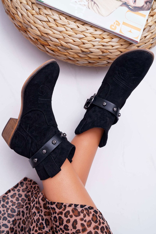 Dámské Kotníkové Boty Černé Ewella