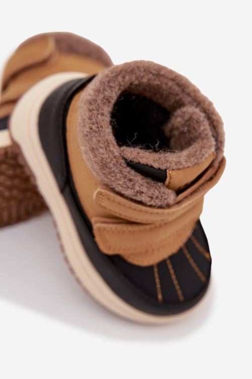 Detské zimné topánky snehule na suchý zips Camel Darlene