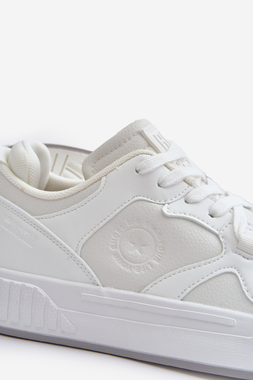 Pánské Tenisky Z Eko Kůže Big Star OO174003 Bílé