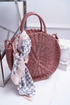 Ružová kabelka s opletenou Octario