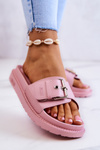 Klasické dámske papuče veľká hviezda JJ274A308 Pink
