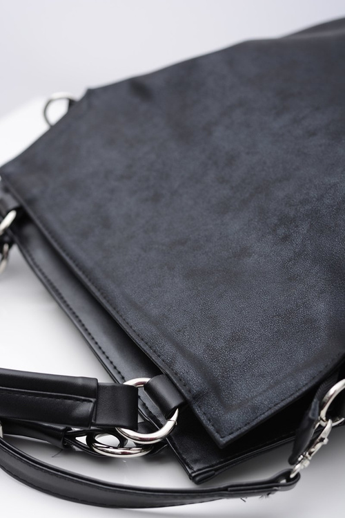 Dámska veľká čierna klasická taška