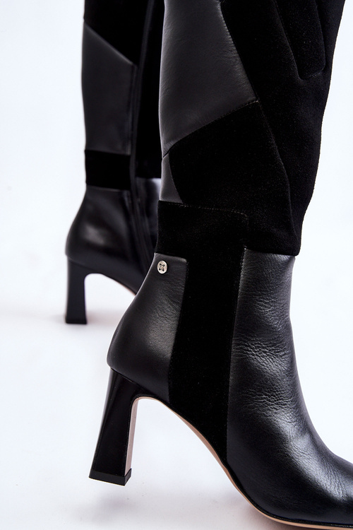 Dámské kozačky Maciejka 05784-01 Černá