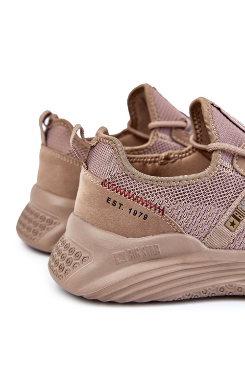 Pánská sportovní obuv Memory Foam Big Star KK174258 Beige