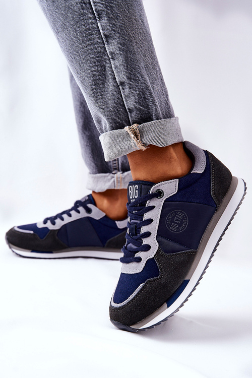 Sportovní Obuv Big Star GG274A056 Tmavě Modrá a šedá