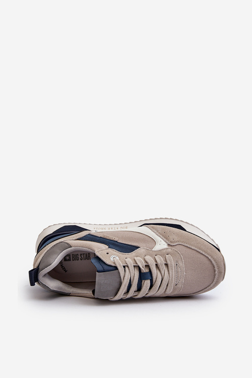 Pánské tenisky s paměťovou pěnovou podrážkou Big Star NN174348 Šedé