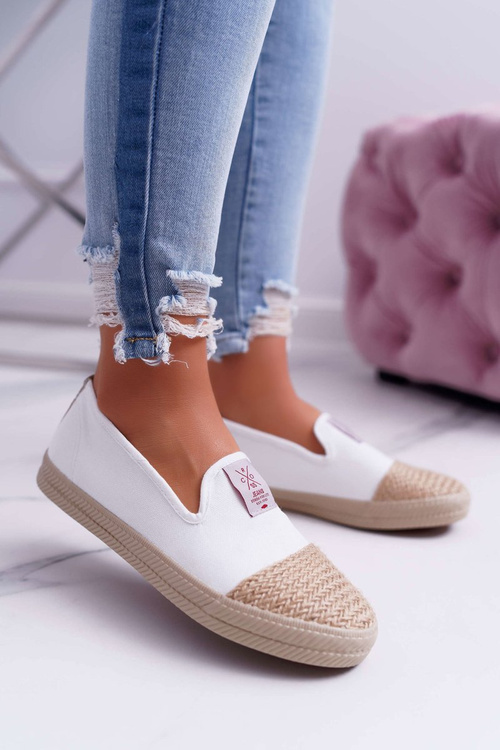 Dámské Espadrilky Cross Jeans Bílé DD2R4044