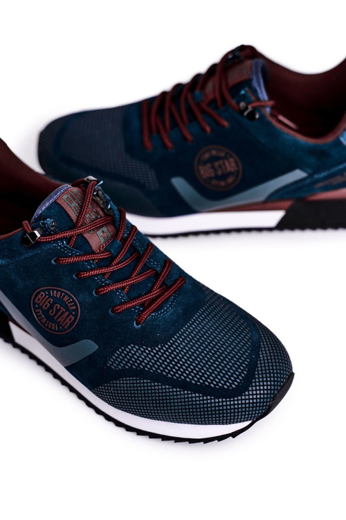 Pánske športové topánky tenisky Big Star Green GG174549