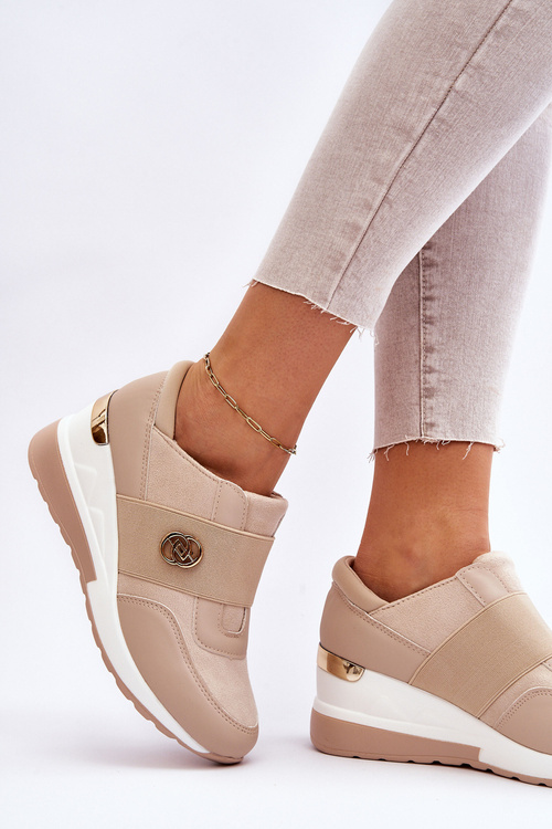 Dámske vložené športové topánky béžové jonas