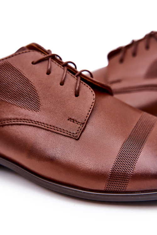 Pánské kožené boty Bednarek 804 Hnědé