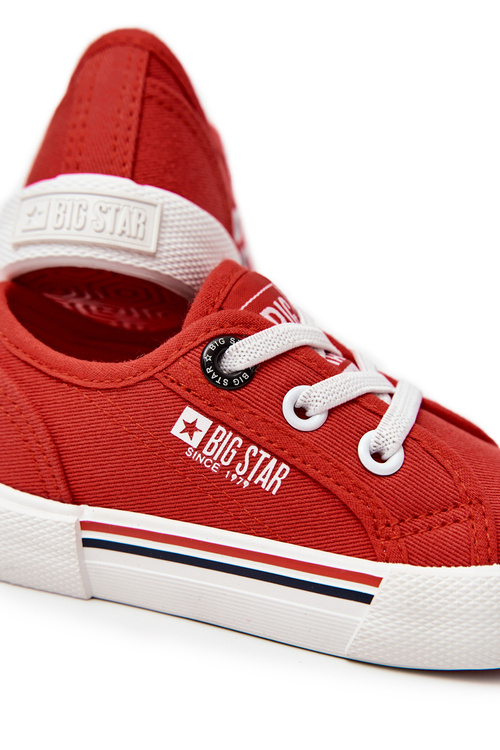 Nazouvací tenisky Big Star JJ374167 Červené