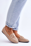 Klasické Slip On Mokasíny Světle béžová Carly 
