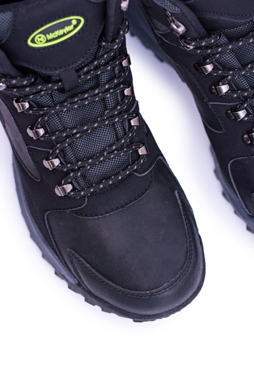 Černá pánská trekkingová obuv s polar fleece Padava