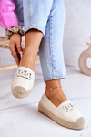 Klasické Espadrilky Na Platformě béžove Julianne