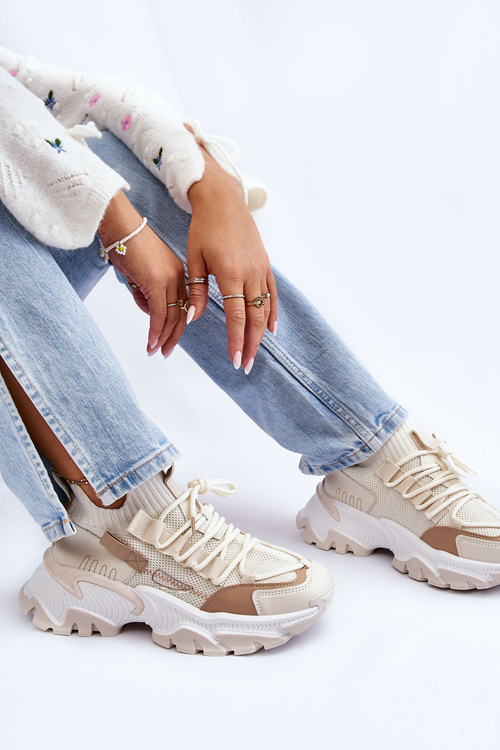 Dámské ponožkové tenisky Béžová Keaton