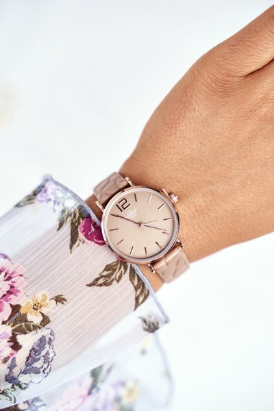 Dámske hodinky Michael John Snake Beige Caito