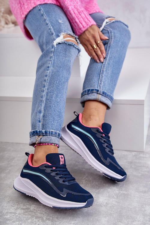 Dámská módní sportovní obuv Tenisky Námořnická modrá Ida