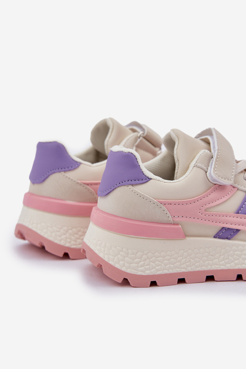 Dětské Tenisky Na Suchý Zip Růžové Savilia