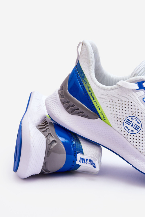 Pánské pohodlné tenisky Memory Foam Big Star LL174102 Bílá