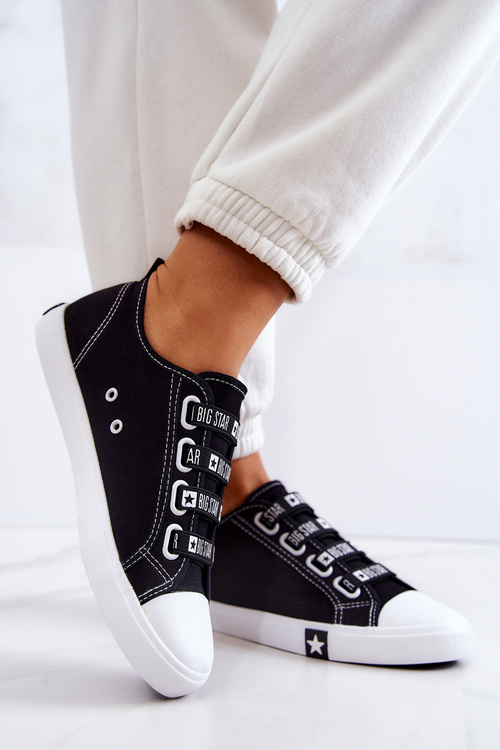 Dámska veľká hviezda HH274098 Čierne tenisky