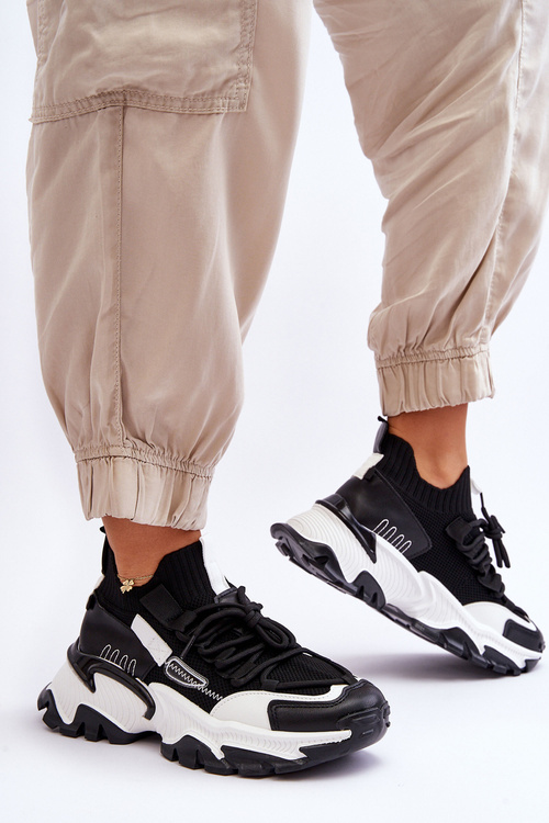 Dámské ponožkové tenisky Černe Keaton