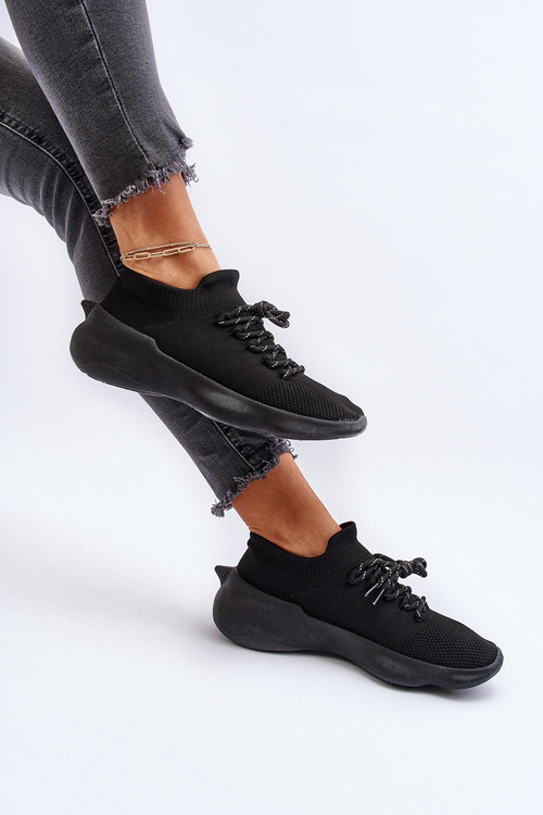 Dámské černé sportovní boty Juhitha