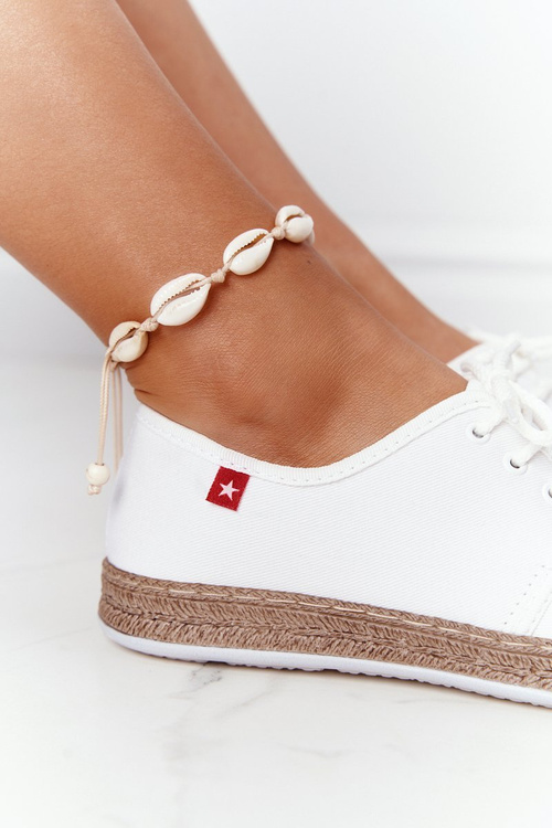 Dámské Šněrovací Espadrilky Big Star Dámské Bile