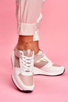 Dámske športové topánky Biele a ružové Dillion