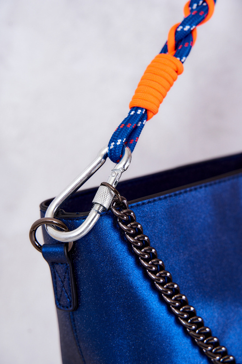 Klasická kožená kabelka Nobo M1280-C012 Námořnická modř