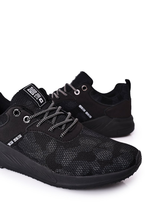 Pánské Sportovní Obuv Memory Foam Big Star HH174141 Černé