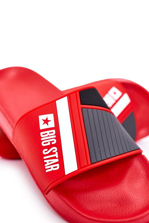 Pánska veľká hviezda HH174835 Red Flip -flops