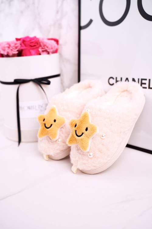 Izolované žabky pre deti malá hviezda béžová