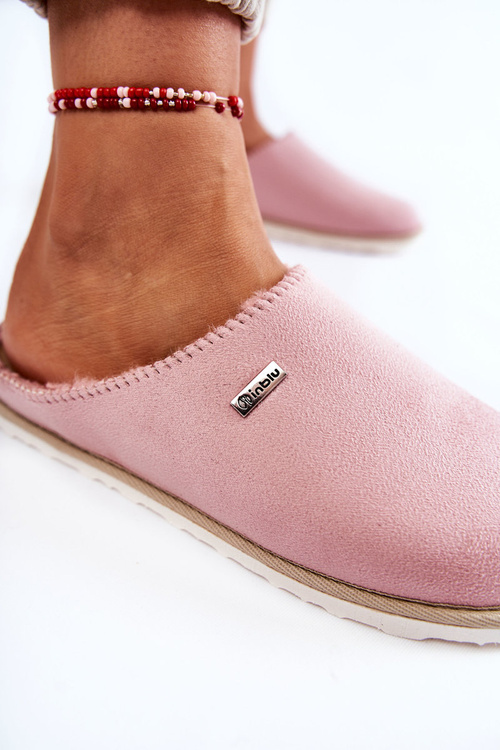 Domácí zateplené pantofle Inblu CS-34-023 Růžové