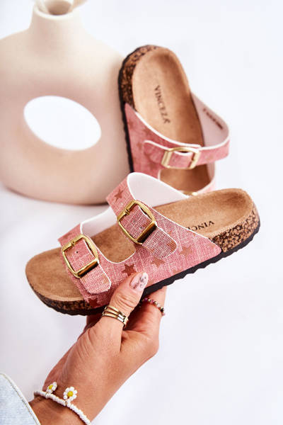 Pohodlné detské červené žabky Ander