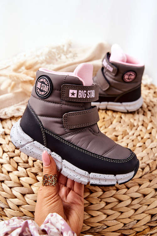 Dětské Sněhové Memory Foam Big Star II374071 šedé