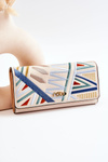 Dámske veľké kožené portfólio NOBO M0120-CM00 BEIGE