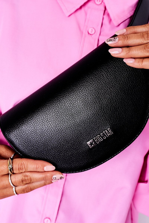 Kožená Ledvinka Big Star HH574075 Černá