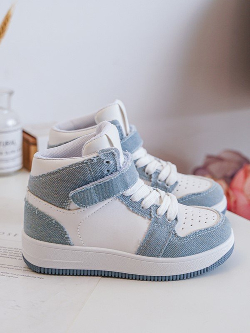 Detské detské športové topánky biele modré Milara