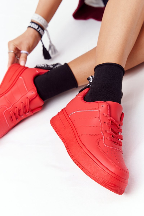 Dámská Sportovní Obuv Na Platformě červené This Is Me