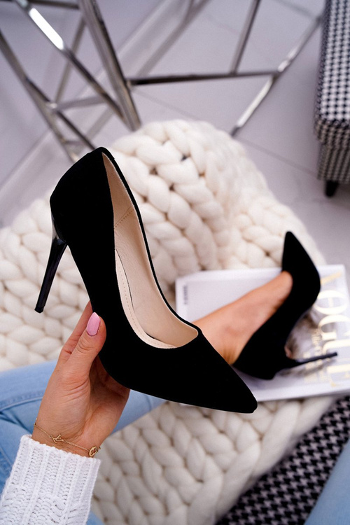 Dámske vysoké podpätky Black Betty