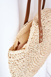Opletená kabelka boho bruno rossi béžová