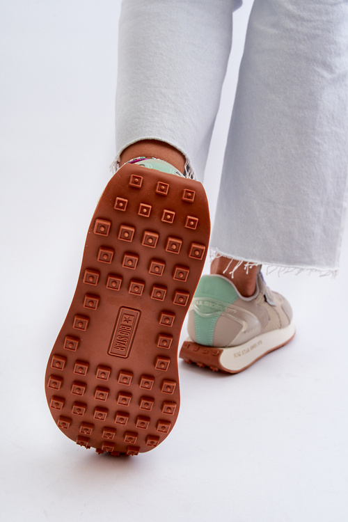 Dámské tenisky na platformě s paměťovou pěnou Big Star NN274681 béžové