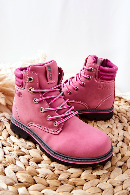 Dětské boty Trapper Big Star BB374124BS Růžové