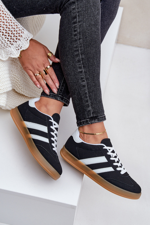 Dámske Nízke Tenisky Čierne Ennorwen