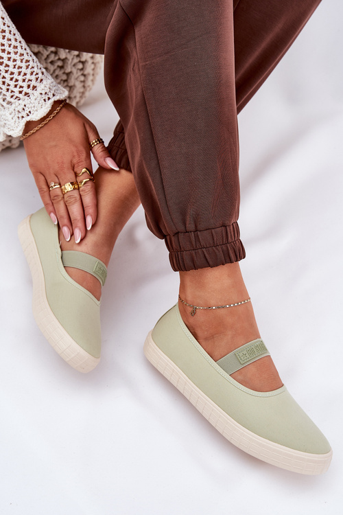 Dámske Tenisky Big Star NN274604 Svetlozelené