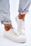 Pohodlné tenisky na platformě Lee Cooper LCW-23-31-1806L bílá