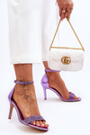Dámske sandále na päte s Jets Purple Perfecto