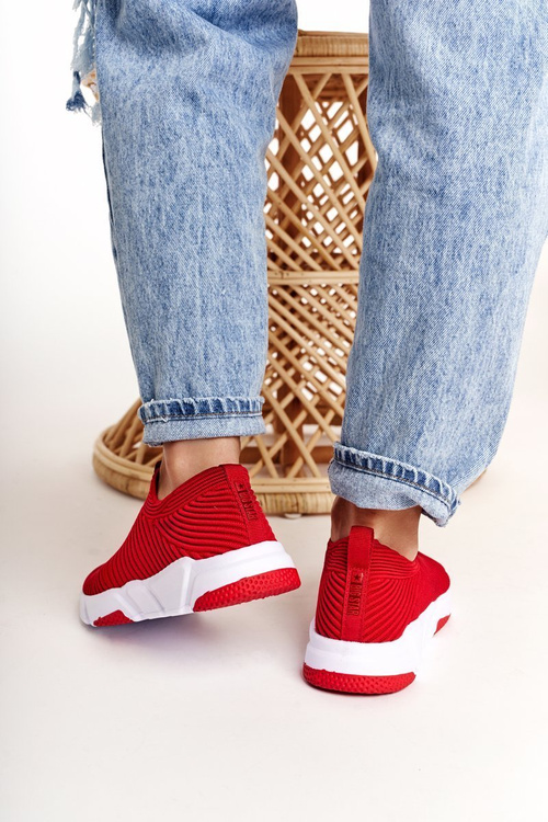 Dámské Tenisky Slip-on Big Star DD274463 červené